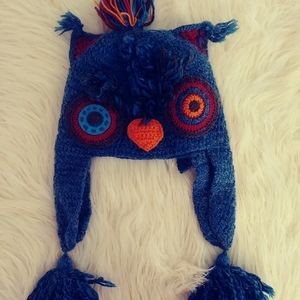 Ladys cute unique owl hat